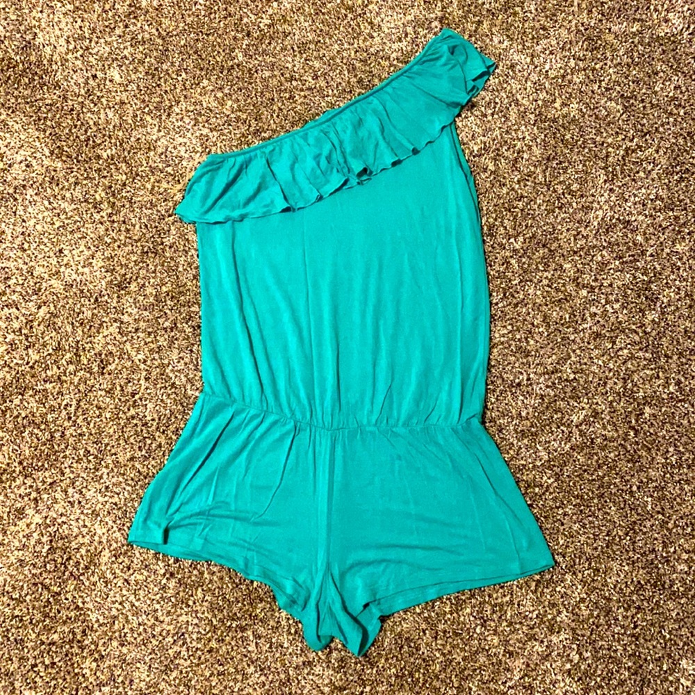 Victoria’s Secret One Shoulder Cover-Up Romper